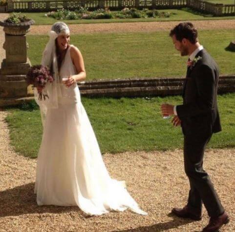 Wedding day of Jim Dornan son Jamie Dornan and daughter in law Amelia Warner.